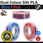 Gsun Dual-Colour Silk PLA Filament