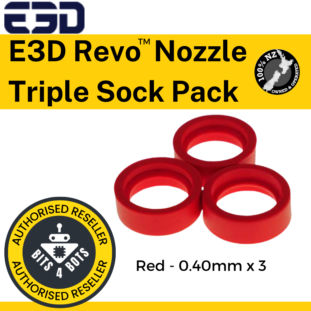 E3D Revo™ Nozzle Triple Sock Packs