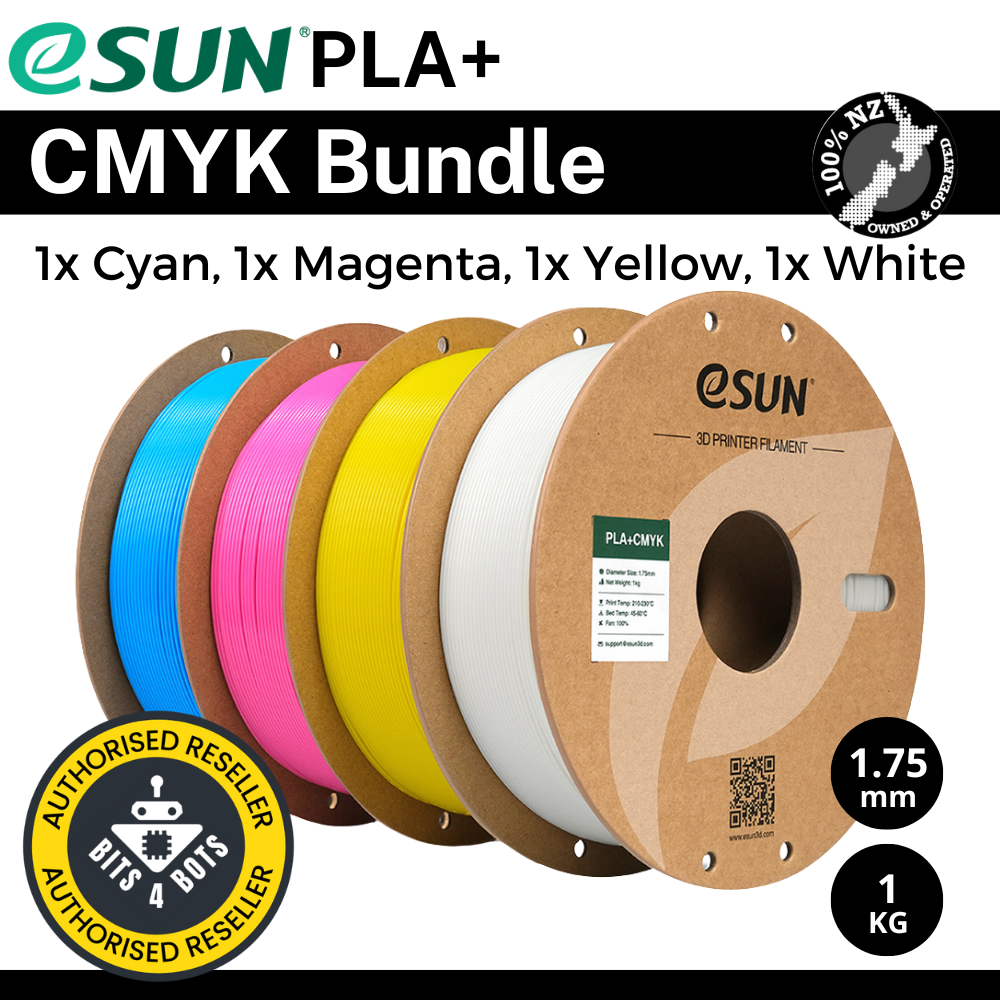 eSun PLA+CMYK Filament (Cyan + Magenta + Yellow + White)