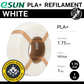 eSun PLA+1.75mm Refilament 1 kg (eSpool+ and Bambu Lab Reusable Spool compatible)