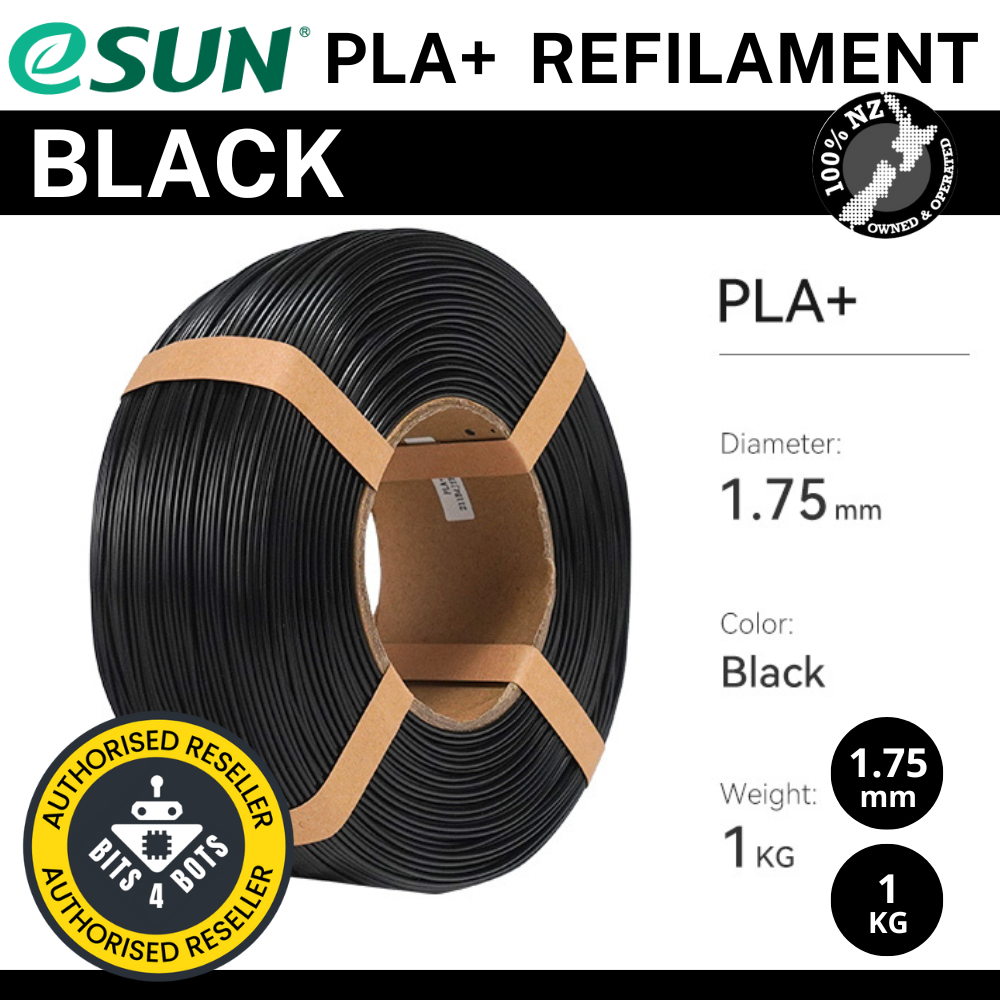 eSun PLA+1.75mm Refilament 1 kg (eSpool+ and Bambu Lab Reusable Spool compatible)