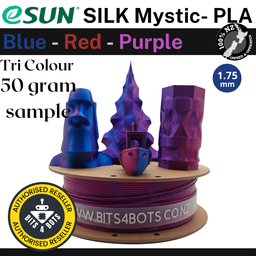 Sample - eSun ePLA-Silk Mystic Filament (Tri Colour)