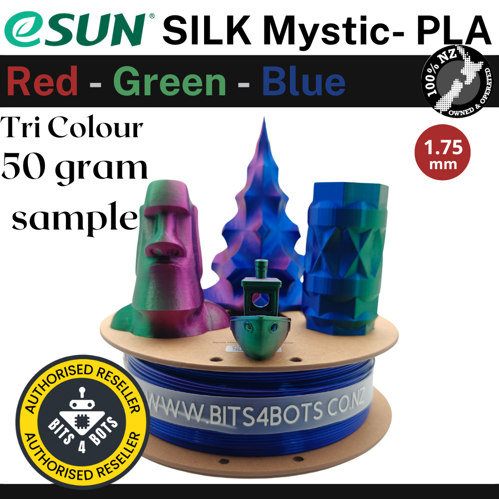 Sample - eSun ePLA-Silk Mystic Filament (Tri Colour)